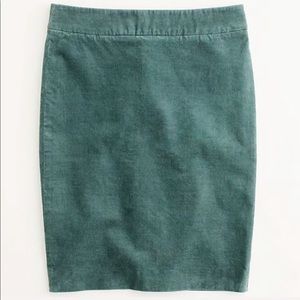 J.Crew Corduroy Pencil Skirt